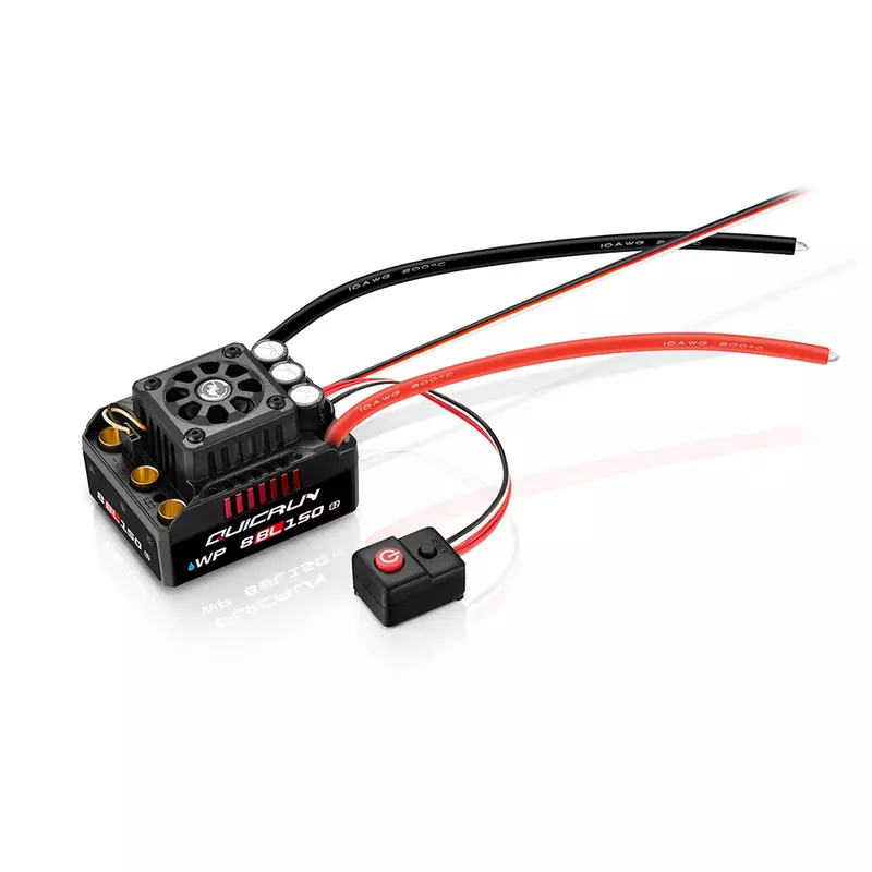 HOBBYWING QuicRun WP 8BL150 G2  3-6S 150A Brushless ESC for 1/8 RC Model Car LCD LED ESC Program Card Buggy Accessories