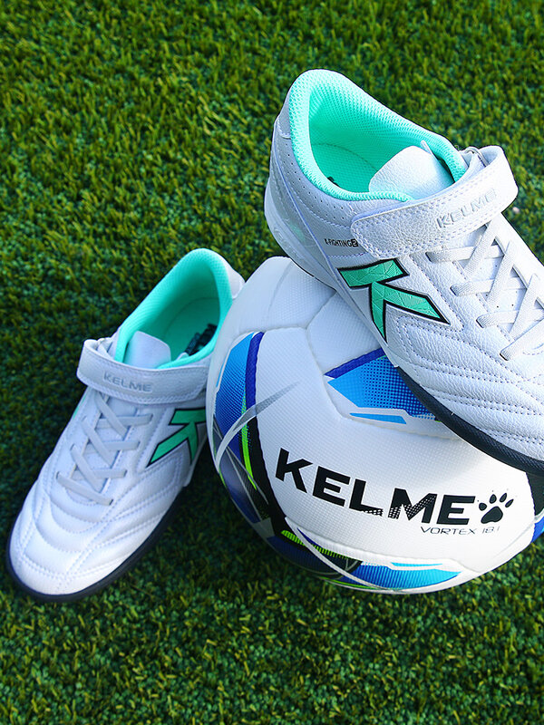 Детская футбольная обувь KELME для мальчиков и девочек, обувь для ногтей Tf, дышащая профессиональная тренировочная обувь Футзалки 6873003