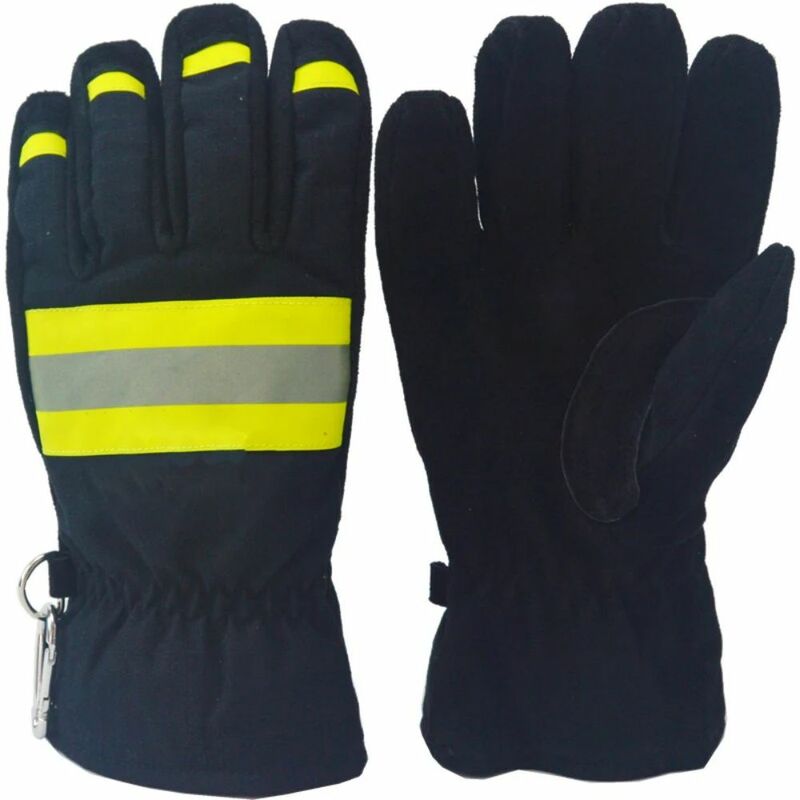 Ce Certificate Aramid Fabric Fire-Fighting Gloves, Fire-Proof And High-Temperature Resistant
