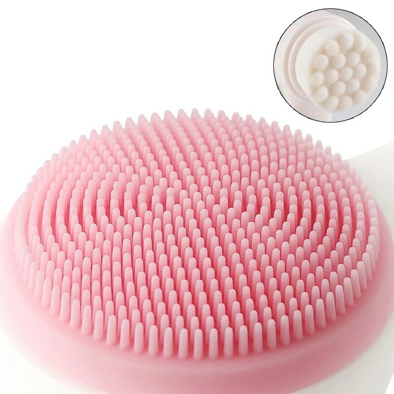 Nowa dwustronna silikonowa skóra przybory do pielęgnacji szczotka do mycia twarzy czyszczenie twarzy wibracje masaż twarzy mycie produktów hurtowych