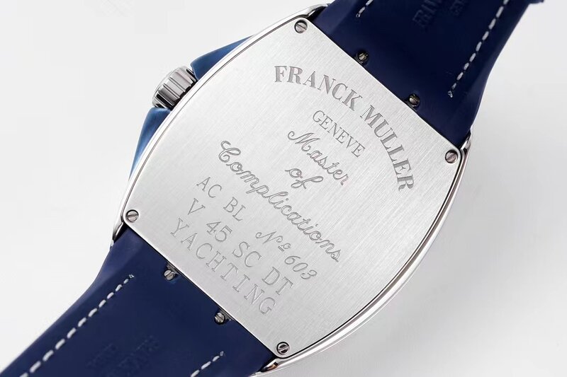 FRANCK MULLER-Reloj de pulsera automático para hombre, cronógrafo mecánico de lujo, resistente al agua, serie Yacht V45, nuevo