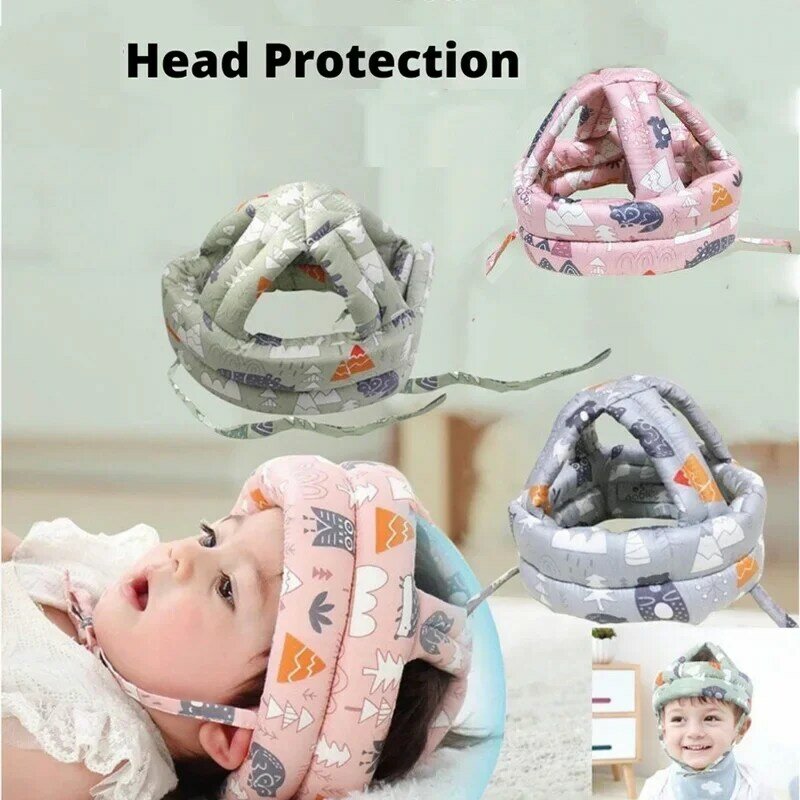 Helm pelindung kepala Keselamatan Bayi, penutup kepala Anti jatuh untuk belajar jalan dengan bantalan tabrakan