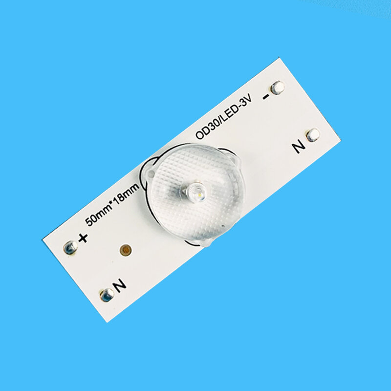 Ampoules LED pour réparation de télévision, 3V, 50mm x 18mm, 32 ", 39", 40 ", 42", 47 ", 49", 50 ", 55", 60 ", 65", 70 ", 75", Nouveau rétro-éclairage LED