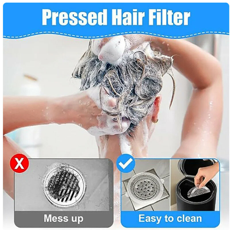 1/20 stücke Anti-Blocking-Filter Bildschirm Spüle Abwasser ausgang Stopper Boden ablauf Aufkleber Haar fänger Haushalts reinigungs produkte