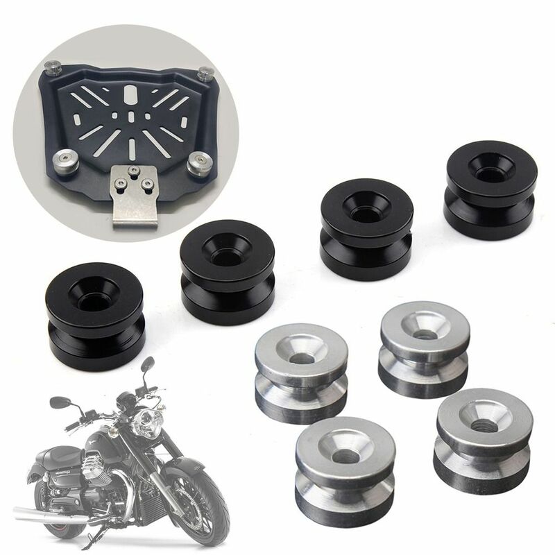 Top Trunk Bracket Plate Base Motorcycle Tailbox Buckle Rear Luggage Bushing Pad Quick Release Spacers Motor Accessories