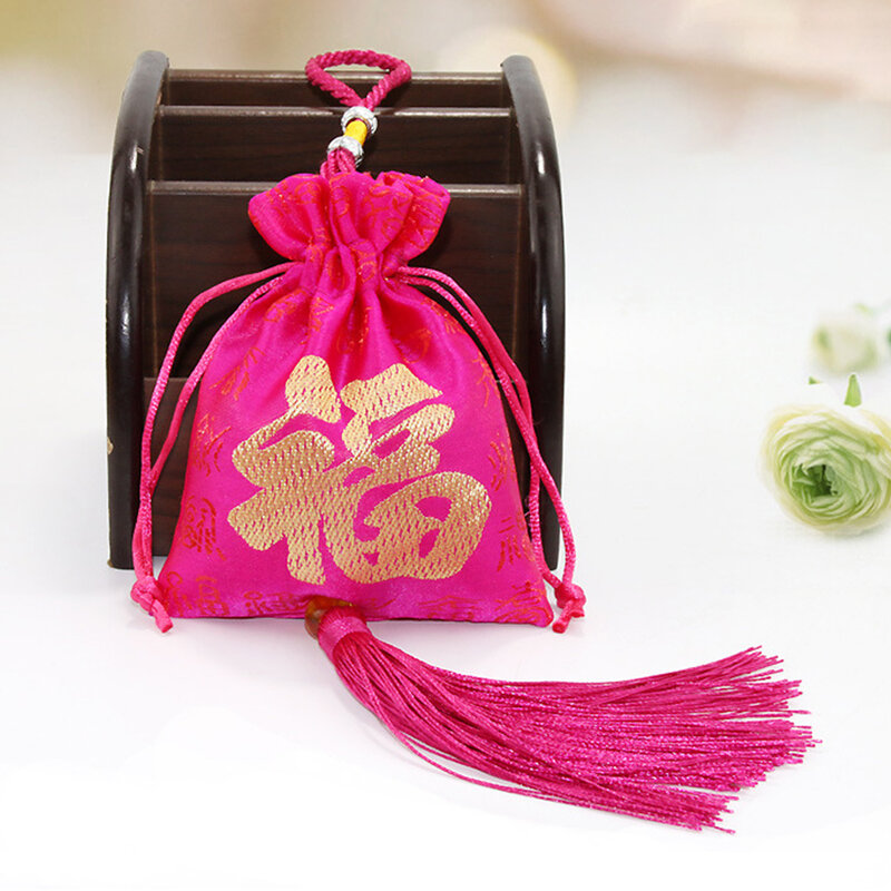 Bolsas de regalo con cordón, bolsas de Perfume multicolor, decoración del hogar, embalaje de joyería, amplia aplicación