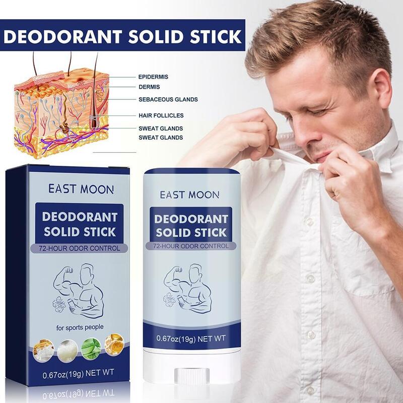Portable 19g Antiperspirant For Men Roll-on Bottle Reduce Sweating Odor Remover Underarm Body Deodorant Stick Fast Dry Last N6R1