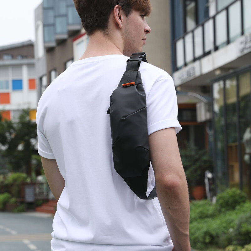 HcanKcan-Sac de taille de sport décontracté pour hommes et femmes, sac de poitrine de course multifonctionnel, mode initiée au voyage, YKK Zipper Fanny