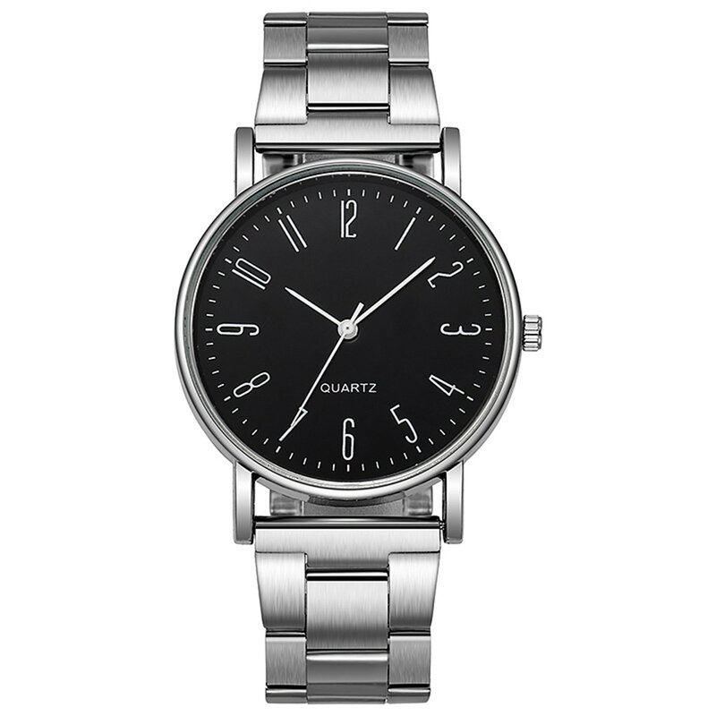 Męski zegarek modny zegarek kwarcowy pasek stalowy zegarek zegarek na rękę часы мужские наручные Montre Homme RelóGio Masculino