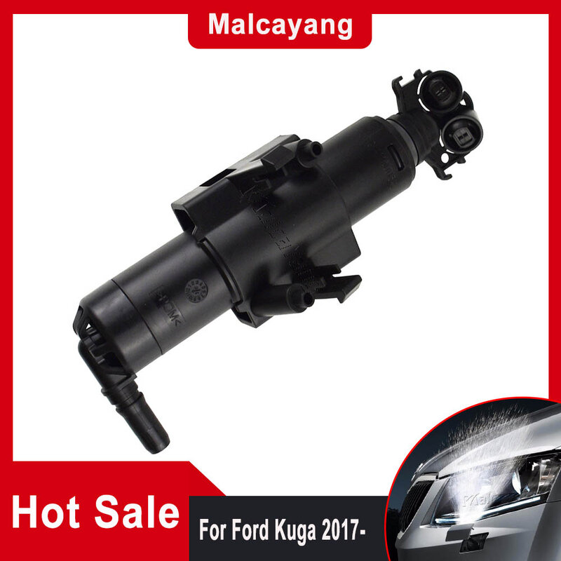 Left/Right Side Headlight Washer Sprayer Nozzle Jet Auto Parts For Ford Kuga 2017- GV41-13L015-AE GV41-13L014-AE