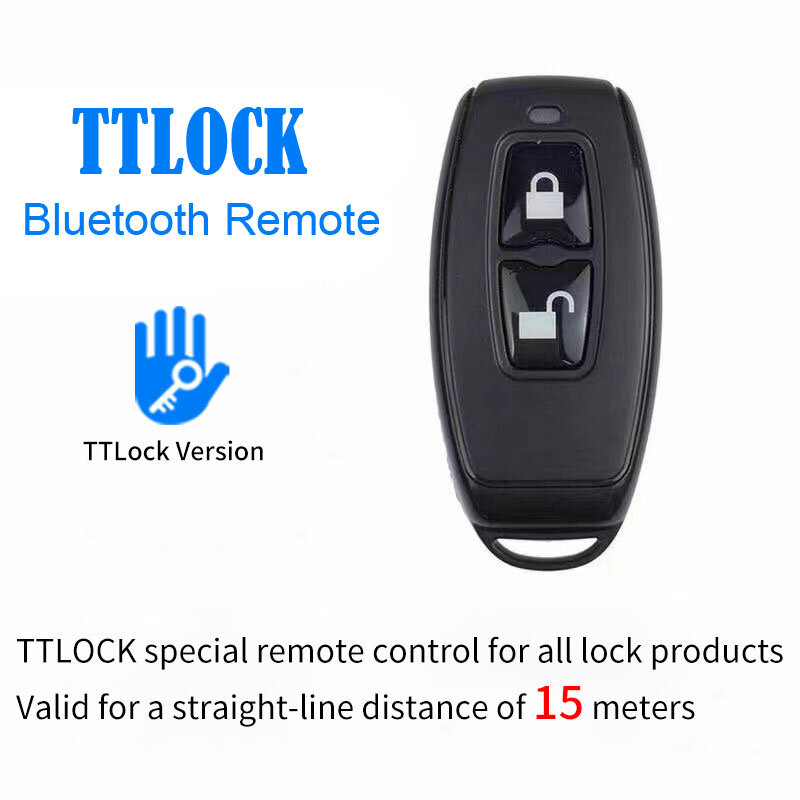 Universal TTlock Controle Remoto Key Fob, Key Fob sem fio, Fit para Smart Lock, Porta de Acesso, TTLock, TTHotel App, Controle Remoto, 2.4GHz