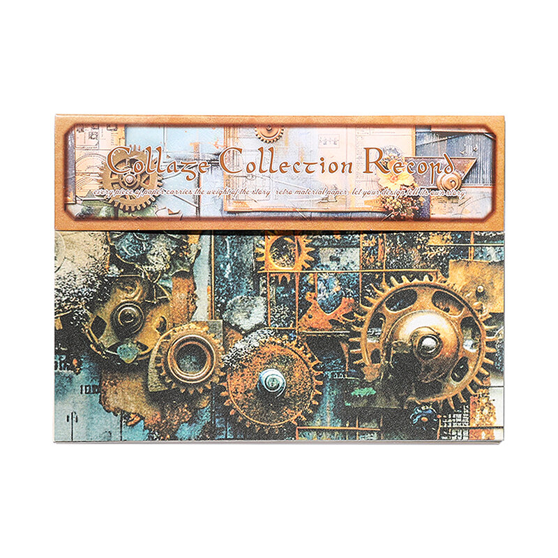 6 teile/los Collage Sammlung Rekord Serie Serie Retro dekorative Papier Memo Pad