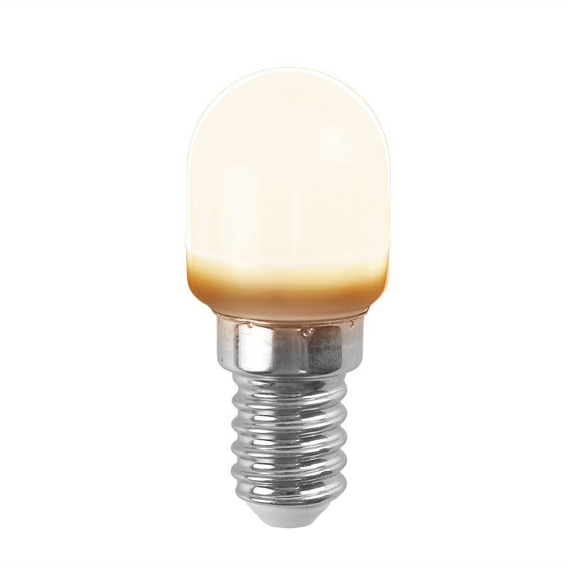 LED電球e14 t22、220v-240v、2w、トウモロコシ、暖かい、コールドホワイト、冷蔵庫、黒インジケーター