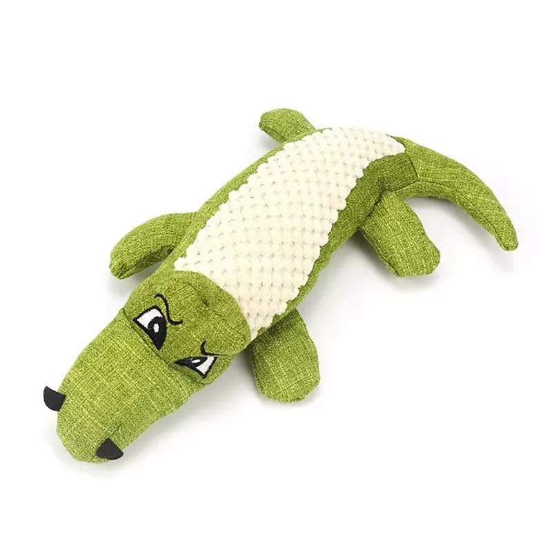 Hundes pielzeug für kleine große Hunde Stimme Krokodil tiere Puzzle Spielzeug Biss resistent interaktives Haustier saubere Zähne Kau spielzeug Haustier zubehör
