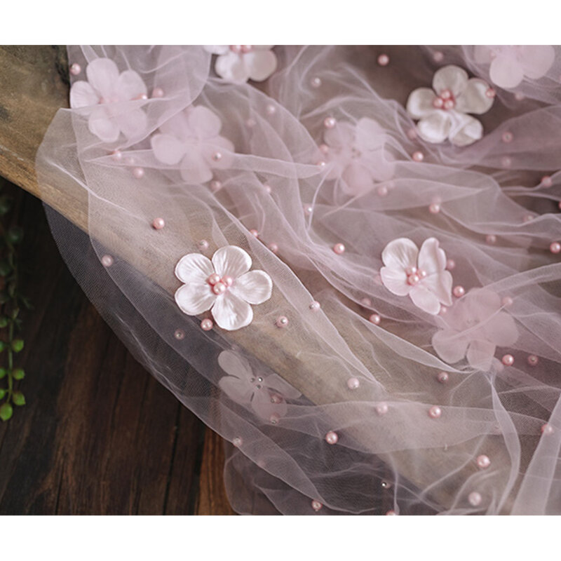 Fotografía de recién nacido accesorios flor fondo sólido manta para fotografía apoyos estudio dispara Floral Preal abrigo de encaje bebé foto