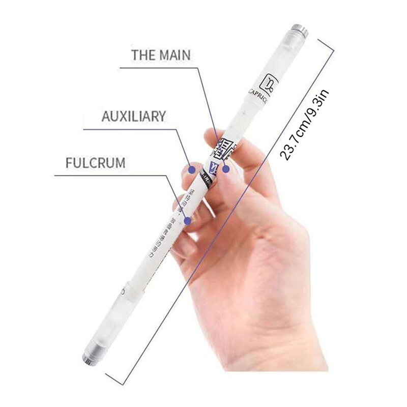1PC Cool Rotating LED Flash 0.5mm Gel Pen With Light Students Kids Fashion Spinning Pen Good For Thinking Kids Spinner Gift