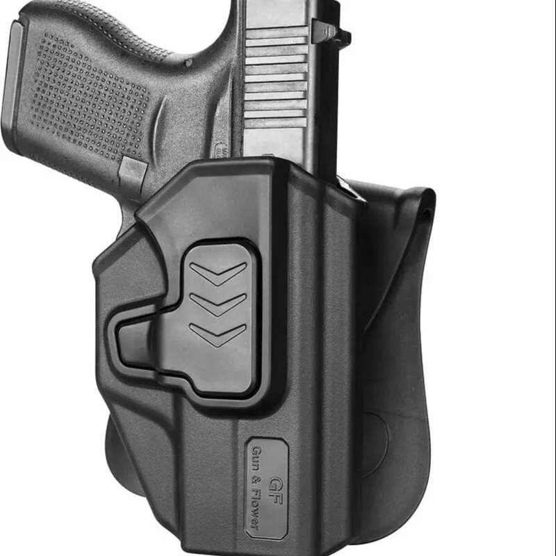 Funda de polímero para pistola de liberación de dedo índice, con retención de nivel II, bolsas tácticas de tiro rápido, compatible con Glock 43 43x OWB