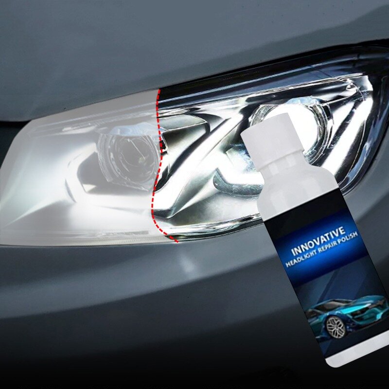 20ml Car Headlight Repair Fluid Auto Headlamp Scratch Removal Oxidation Repair Polish Refurbishment Coating Lampshade Clean Tool