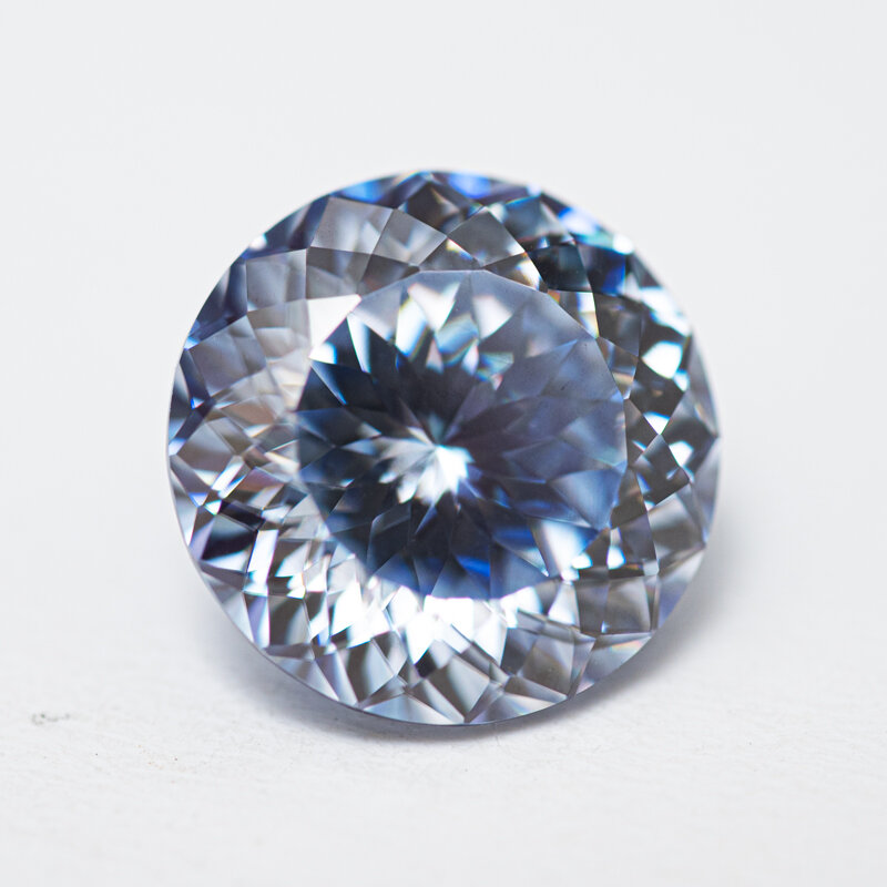 _ Лавандовый цвет 100 граненые очаровательные драгоценные камни DIY кольцо ожерелье серьги Основной материал с сертификатом GRA
