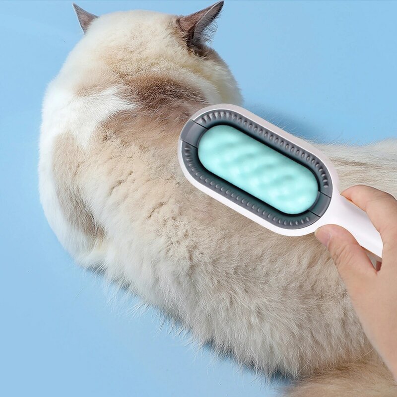 2-em-1 universal pet nós removedor escova de remoção do cabelo do animal de estimação pente para cães gatos coelhos pet limpeza do cabelo aliciamento ferramenta para todos