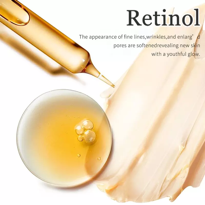 Suero de Retinol para el cuidado de la piel, aceite blanqueador facial, esencia antienvejecimiento, antiarrugas, ácido hialurónico, hidratante, iluminador