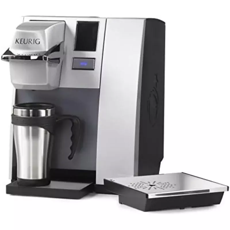 Keurig-k-Cupコーヒーメーカー、k155、オフィスプロ、シングルカップ、商用、シルバー