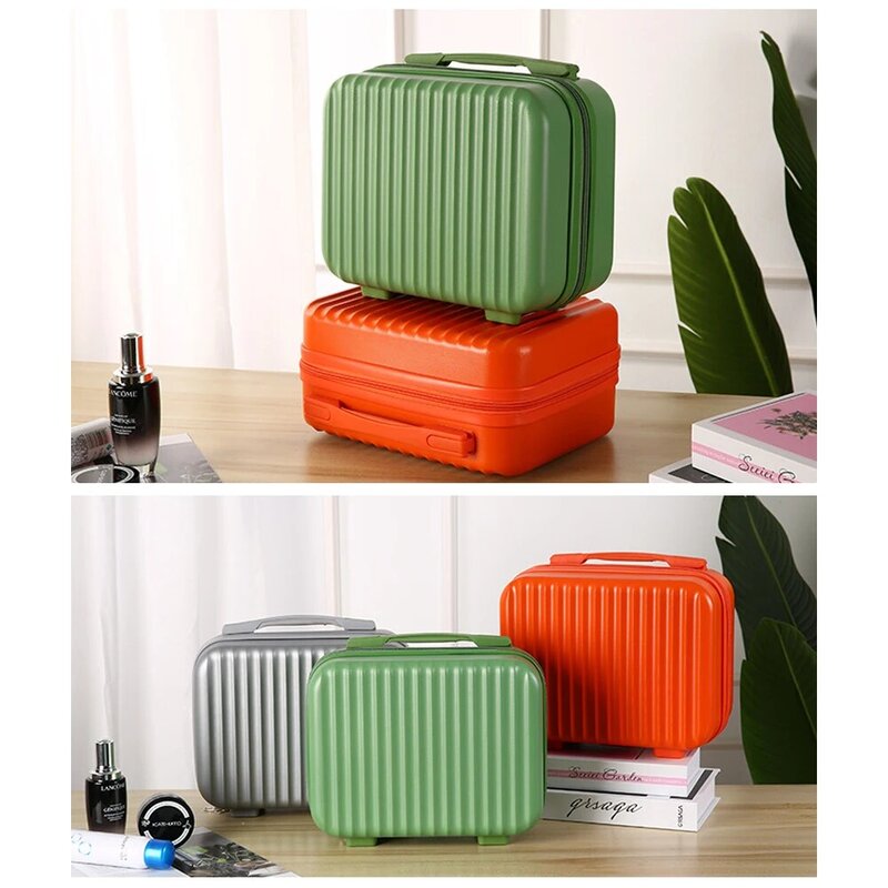 High Strength ABS Anti-scratch With Handle Small Women Travel Suitcase Luggage Compressive Material Size:30-14-22cm
