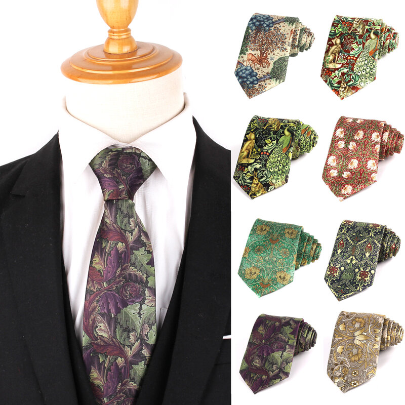 Nowe krawaty drukowane dla mężczyzn kobiety na co dzień z kwiatowym krawatem garnitury Skinny krawaty chłopiec dziewczyny moda krawat prezent Groom krawaty na ślub
