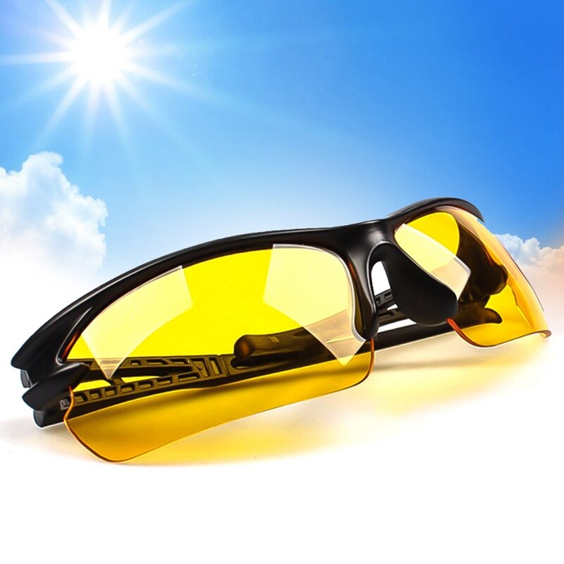 Велосипедные солнцезащитные очки с защитой от УФ-лучей, Взрывозащищенные солнцезащитные очки, велосипедные очки, очки для кемпинга, спорта, путешествий, вождения, очки ночного видения