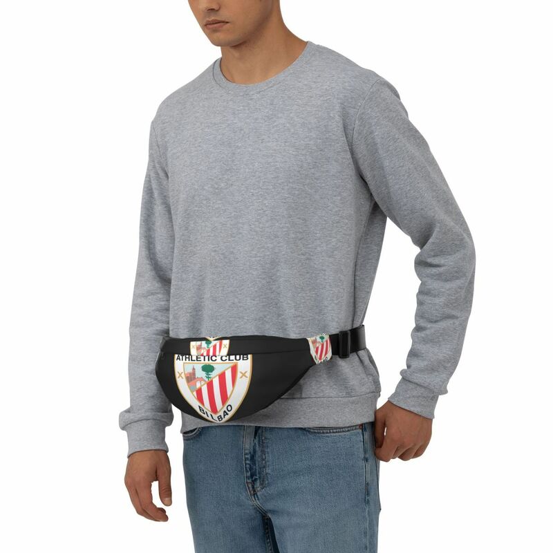 Athletic Bilbao Unisex Cintura Bag, Multifunções Sling Crossbody Bags, Peito Malas, Short Trip Pack