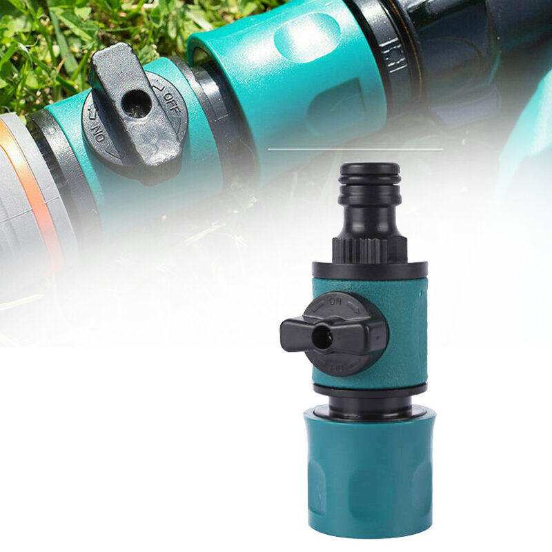 Garden Hose Pipe In Line Tap Shut Off Valve Connect Adaptor Tool Gadget Cheap Tool Gadget Parts  Irrigation Water Pipe Joints