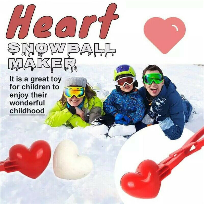 Мульти-образный зажим для изготовления снежных шаров, детская пластиковая форма для зимнего песка, инструмент для снежной игры, уличные веселые спортивные игрушки