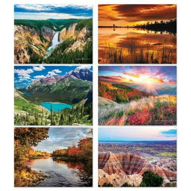 Calendario dei parchi nazionali 2024 Calendari mensili creativi da appendere a parete con immagini dei parchi nazionali 2024 
