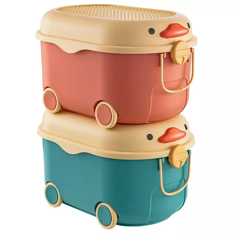 Children‘s Toys Storage Suitcase Plastic Large-capacity Snack Storage Box