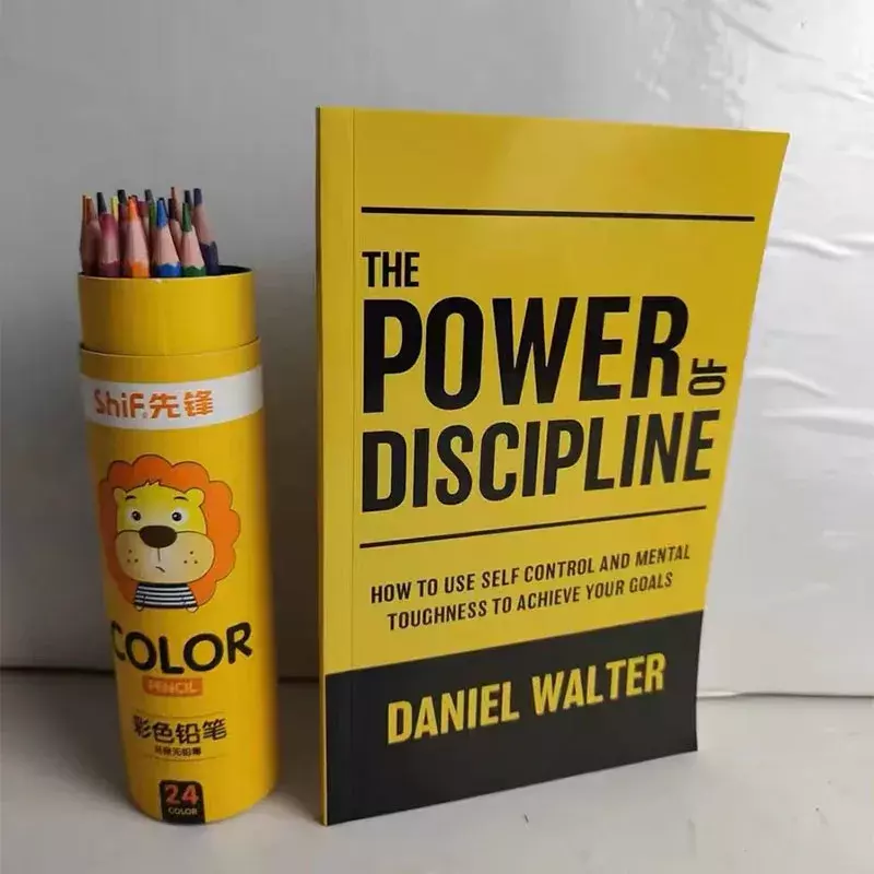 O Poder da Disciplina Por Daniel Henry, Motivational Self-Help English Book, Brochura, 1