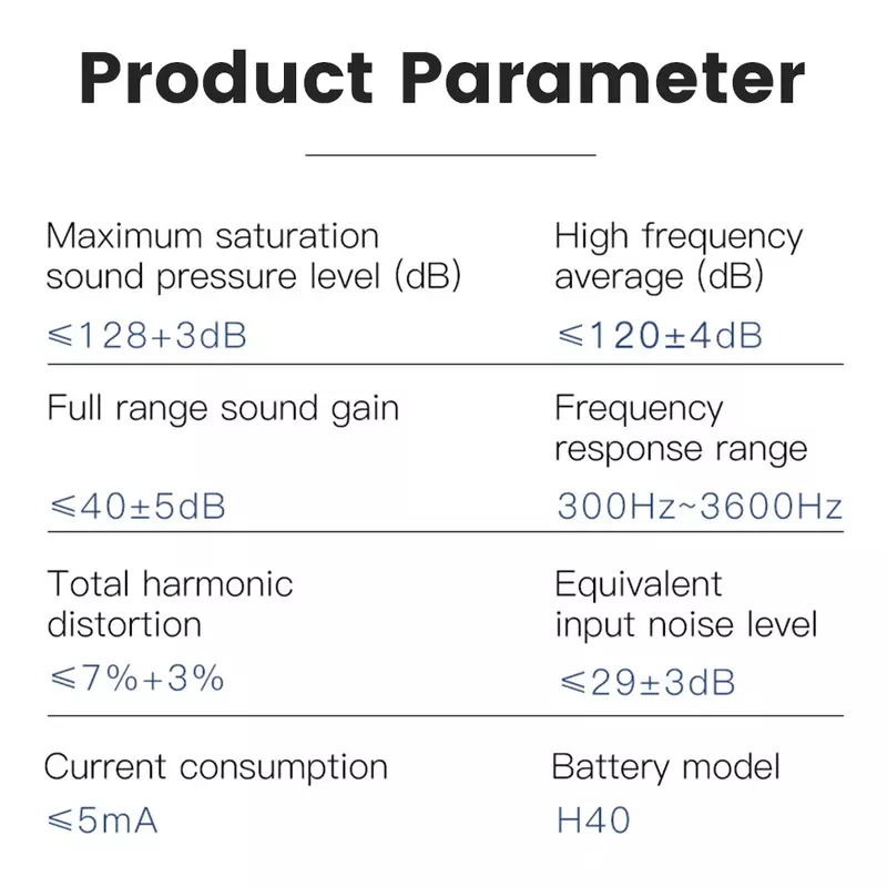 Aparelho auditivo recarregável portátil, amplificador de som, ouvido magnético, idoso, aparelho auditivo para surdos
