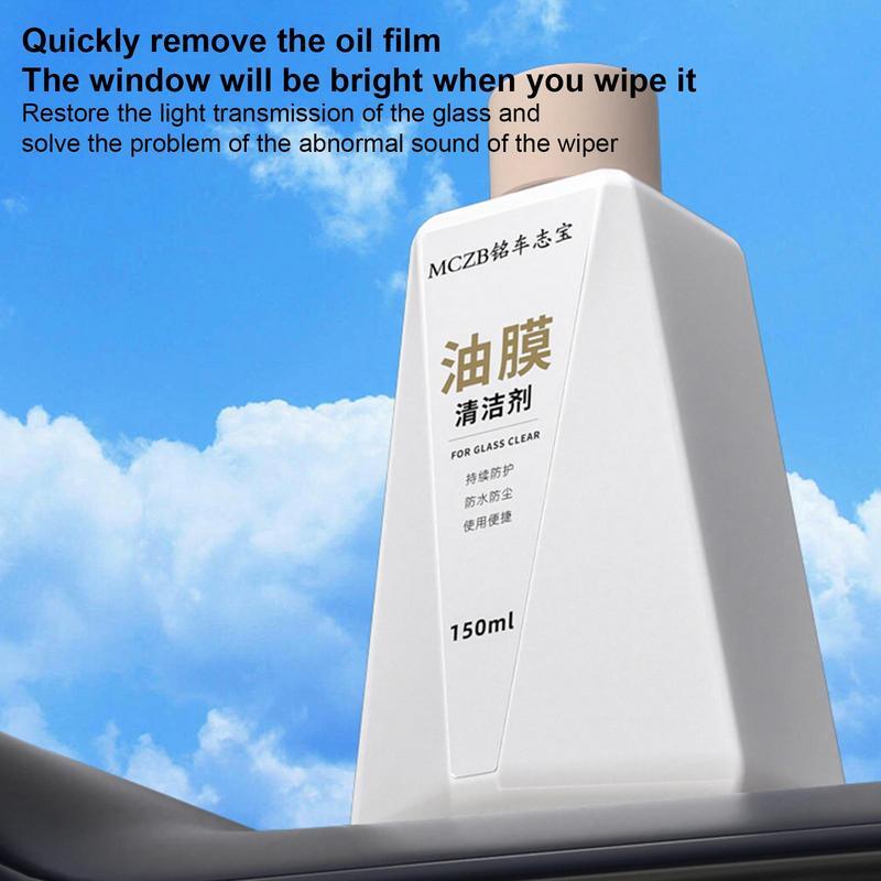 Car Oil Film Cleaner Car Cleaning Supplies 150ml Water Stains Remover Car Glass Cleaner Liquid Quickly And Easily Restore Glass