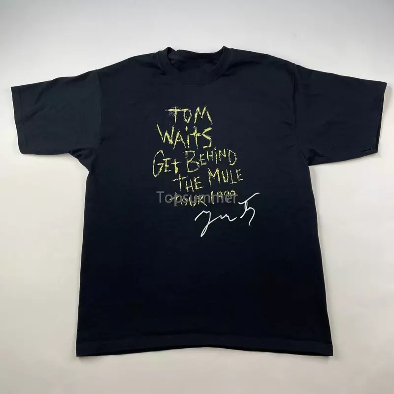 Camiseta de Tom Waits Get Behind The Mule Tour 1999, camisa de S a 5Xl, regalo para Fans, Pm470