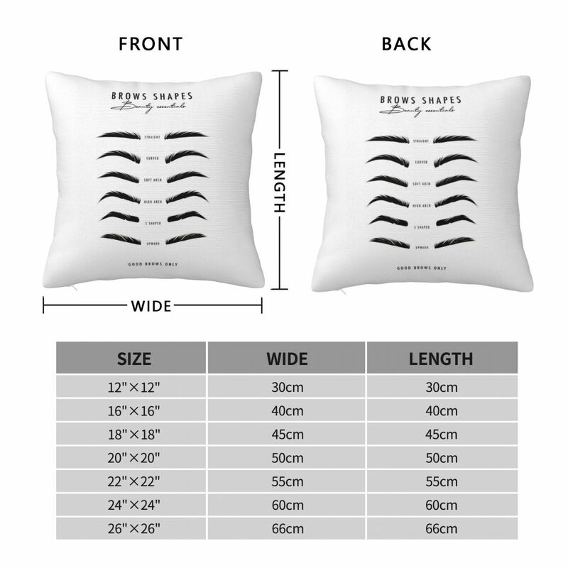 Brows microblading eyebrow shapes Throw Pillow luxury throw pillow covers Sofa Cushions Covers
