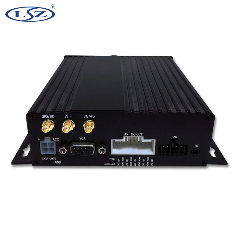 4 channel on-board monitoring host 3G GPS WiFi MDVR AHD 1080P Full HD bus / truck / taxi general mobile DVR dual card storage