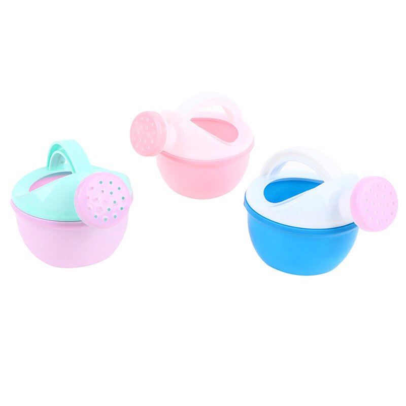 1 Buah Mainan Mandi Bayi Warna-warni Plastik Penyiraman Dapat Penyiraman Pot Mainan Pantai Bermain Pasir Mandi Mainan untuk Anak-anak Hadiah Anak-anak