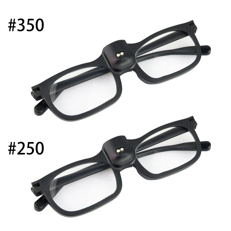 แว่นขยายแบบพกพาสำหรับแว่นขยายหัวพร้อมไฟ LED 2 ดวงสำหรับ Hob Dropship
