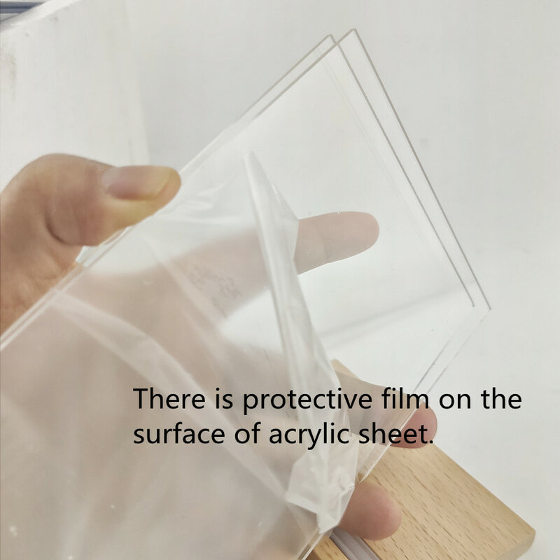 10 buah plastik akrilik L berdiri bingkai tampilan kartu Label tanda kayu dasar meja pemegang promosi iklan