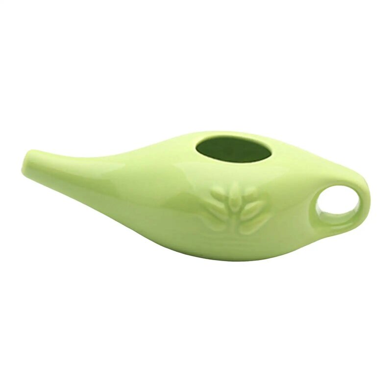 250ml Ceramic Neti Pot Portable Nose Cleaning Pot Spout Pot for Nasal Cleansing Men and Women
