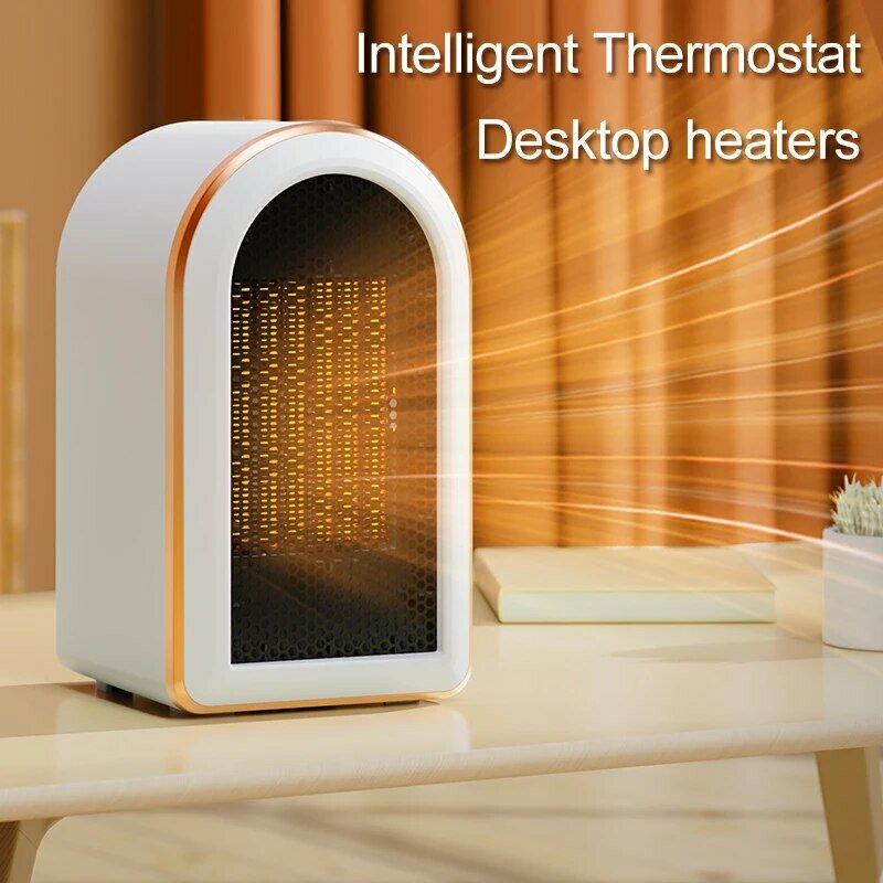 Riscaldatore elettrico 1200W termoventilatori portatili 220V PTC riscaldatore in ceramica Home Office riscaldatori Desktop macchina più calda per l'inverno