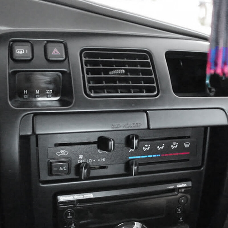 Bouton de commutateur de commande de climatisation noir pour Toyota RAV4 4Runner Tacoma Mr2 Tercel Paseo accessoires de voiture style 4 pièces/ensemble