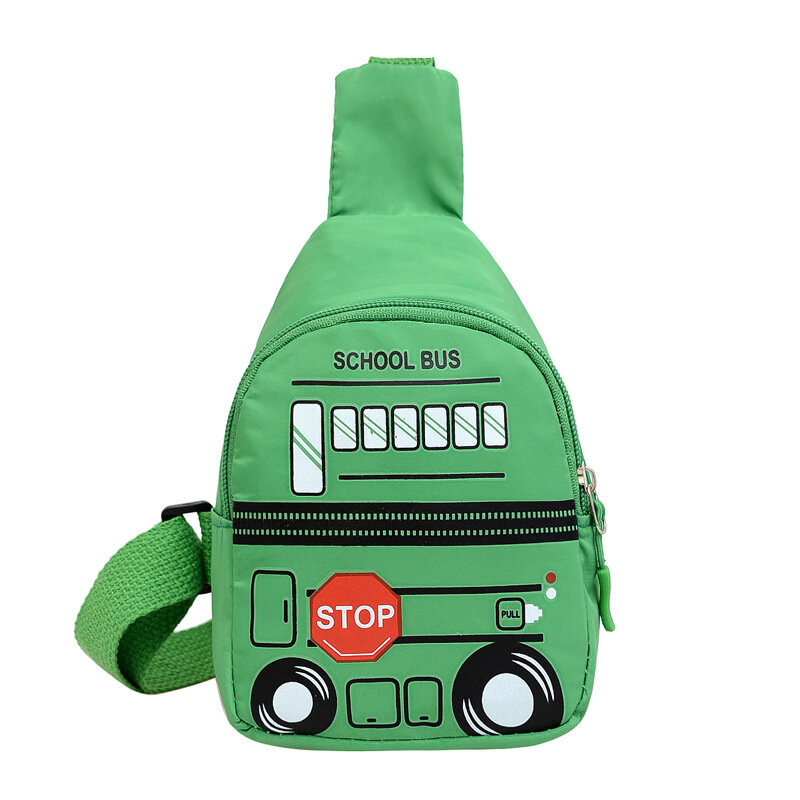 Cute Cartoon Car borsa pettorale per bambini ragazzino belle borse a tracolla Baby Go Out zaino Trendy Girls Baby Kids marsupio