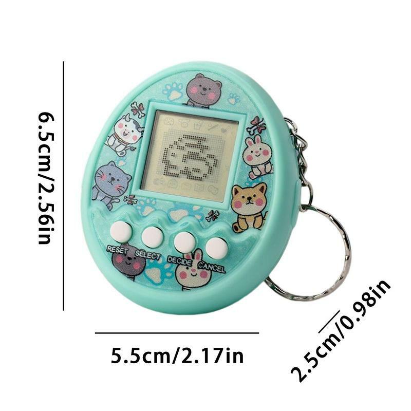 Tamagotchis Mini Portátil Retro Handheld Game E Console, Brinquedo Pet Eletrônico, Chaveiro Criativo, Presentes de aniversário para Crianças