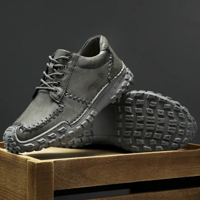 Männer Retro Plus Size Schuhe Mode hand gefertigte bequeme weiche Sohle Schuhe lässig dicken Boden außerhalb Wander Turnschuhe