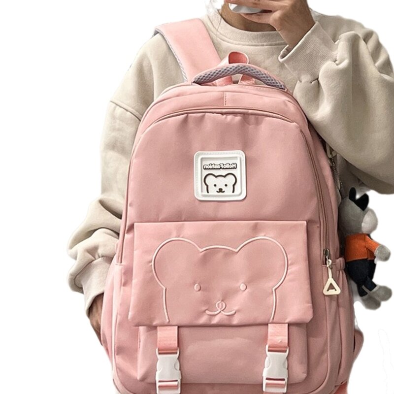 Lindo bolso escolar bolsa viaje mochila ligera mochila viaje para adolescentes